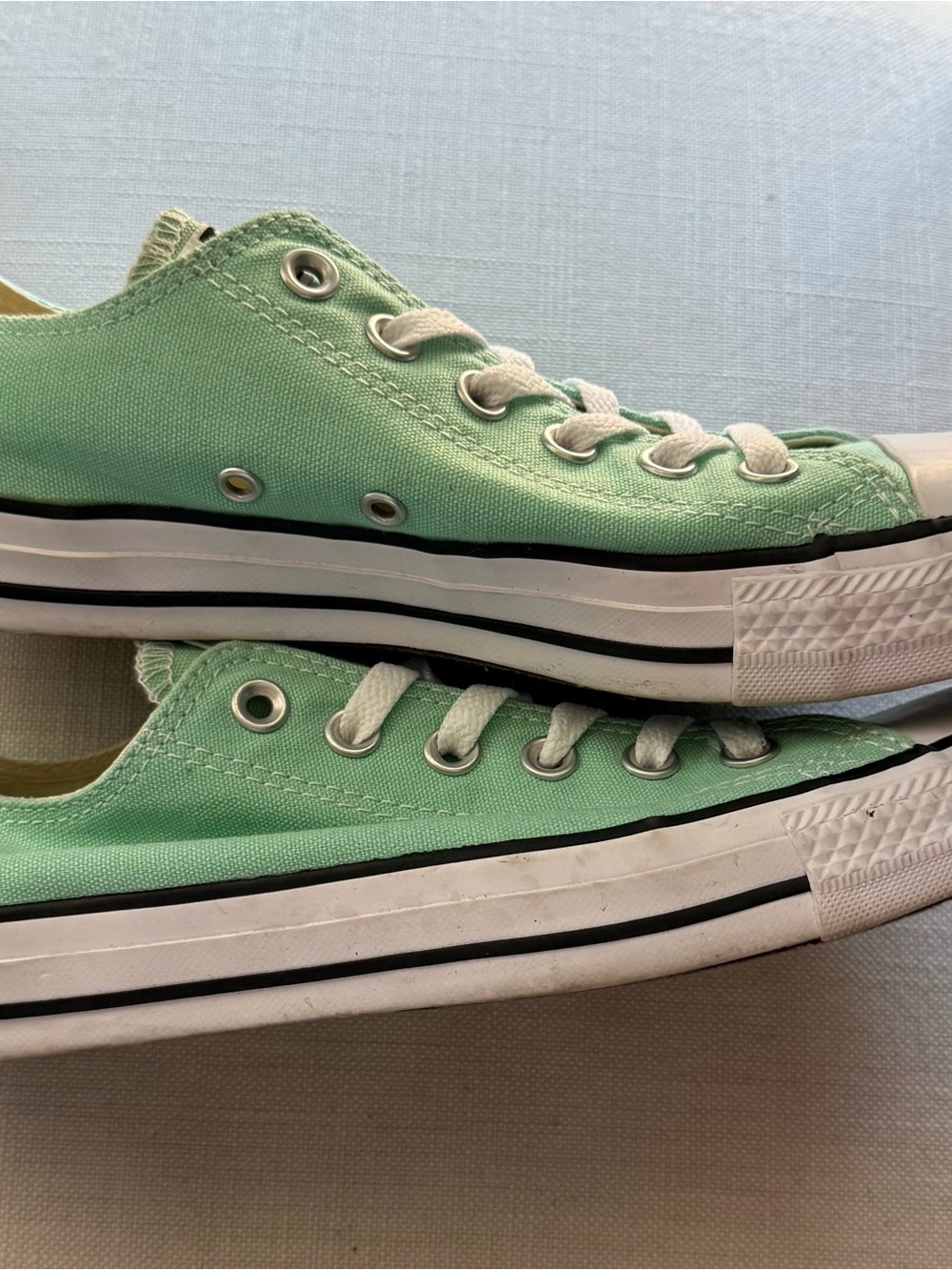 Converse Unisex' All Star Low Top Sneakers - Mint Green - Picture 2 of 3